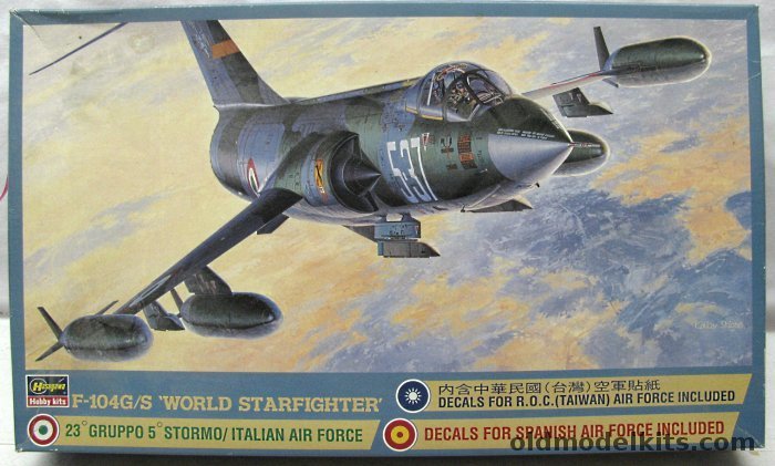 Hasegawa 1/32 Lockheed F-104G/S World Starfighter - Taiwan / Spain / Italy, ST11 plastic model kit